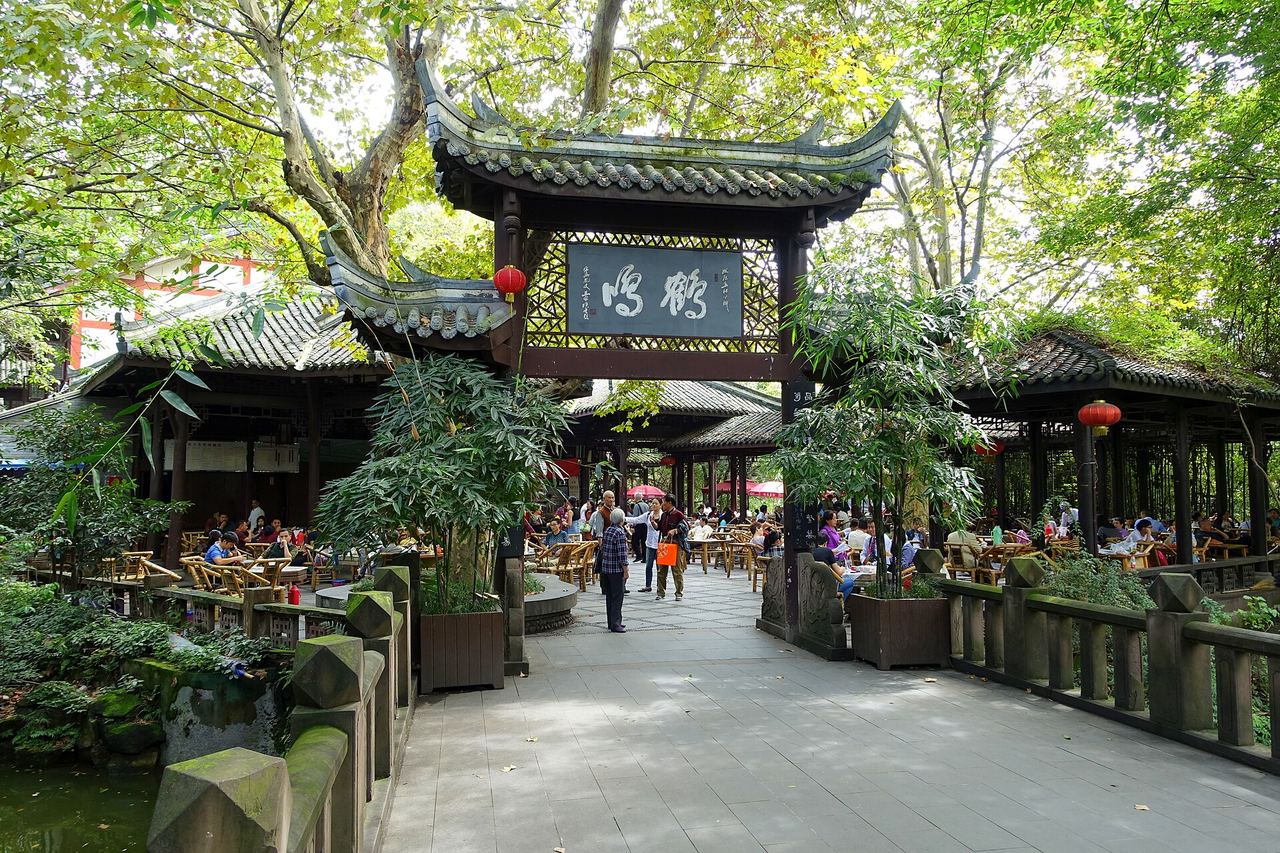 A teahouse in People’s Park, the real heart of Chengdu