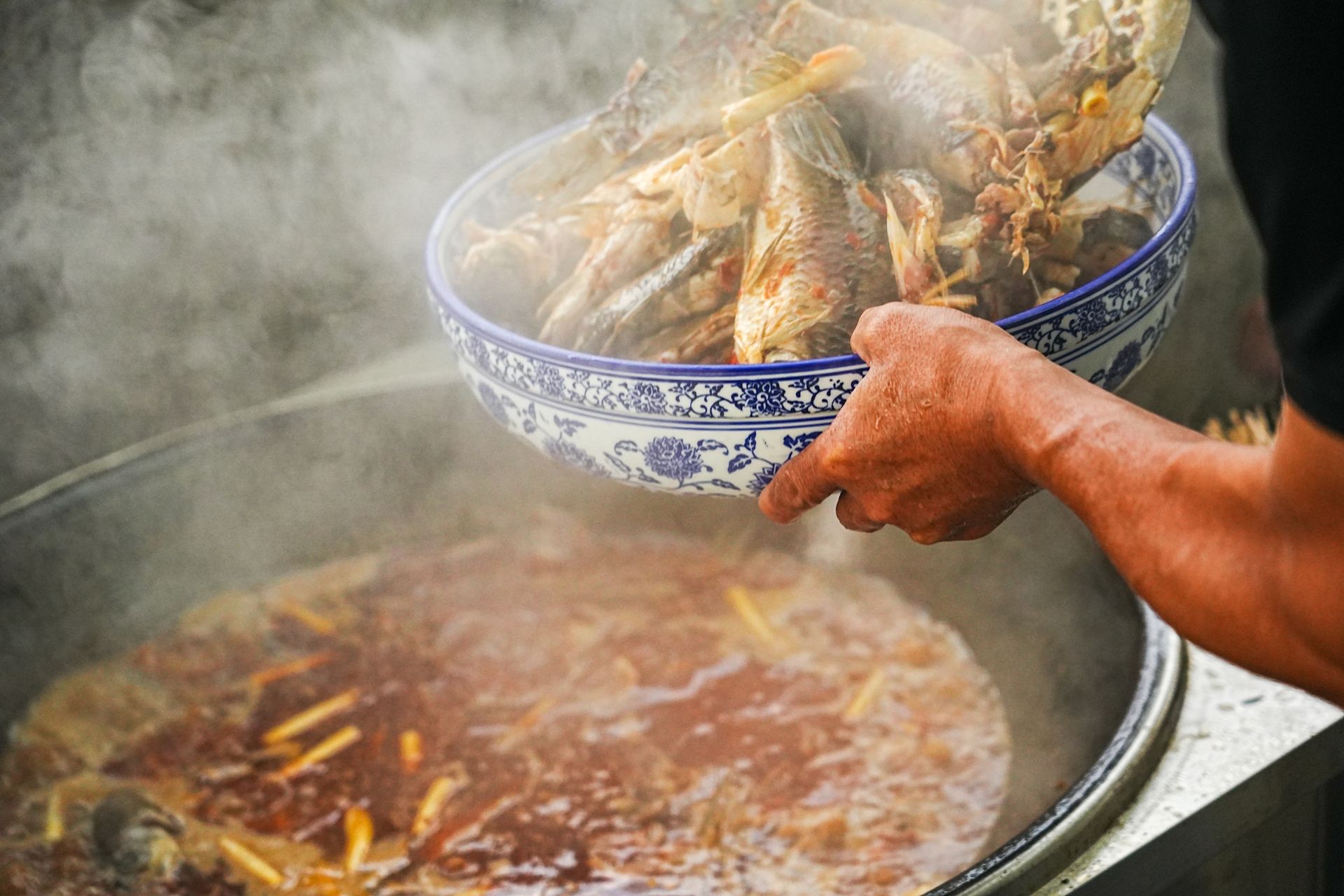 A nine-grid Chongqing hotpot, the city’s spicy calling card