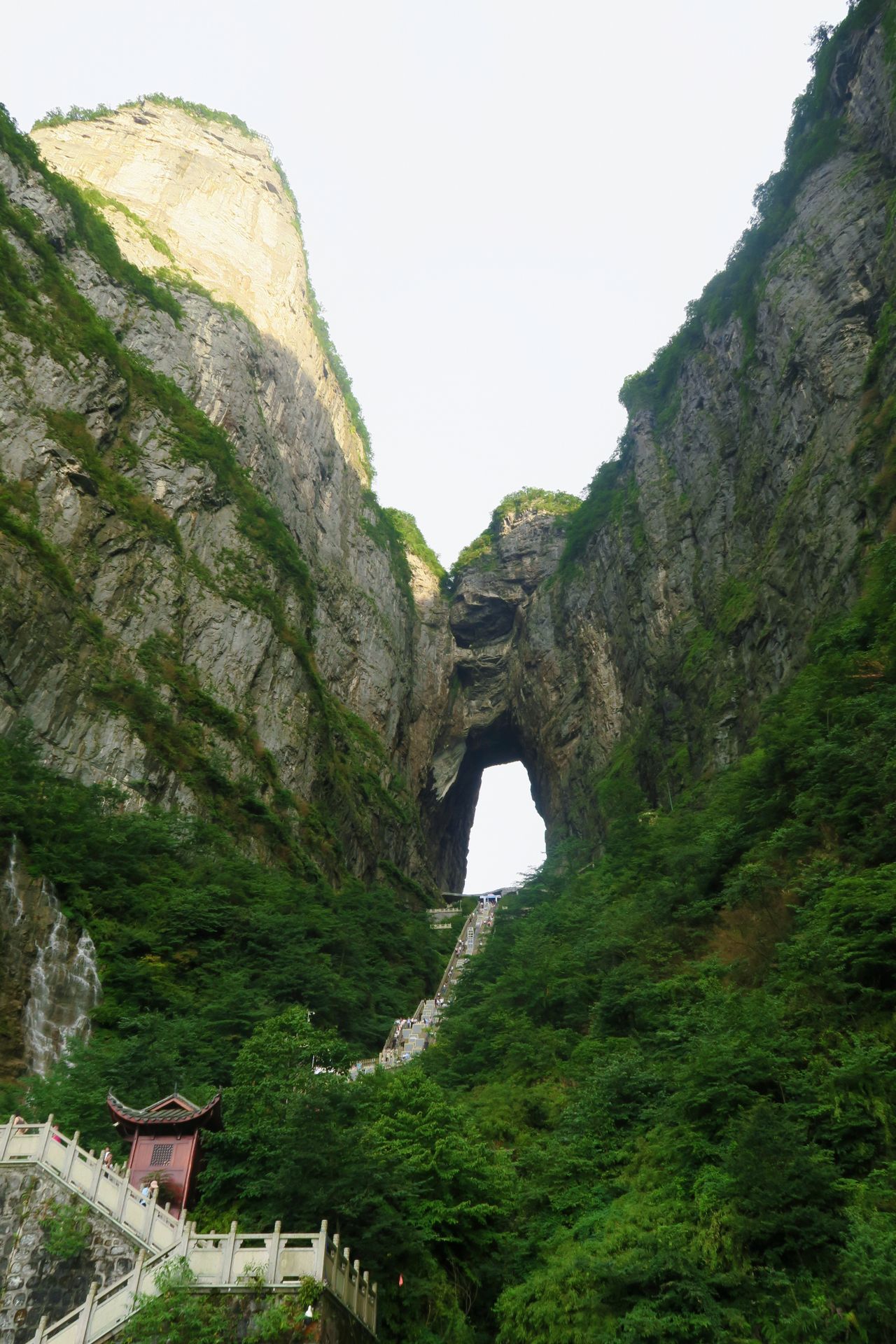 The arch from below