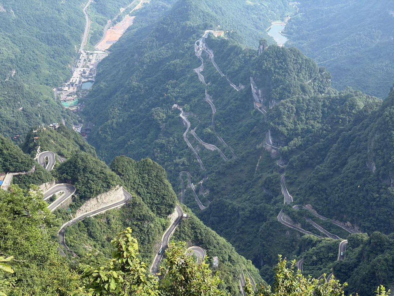 The 99 bends from above